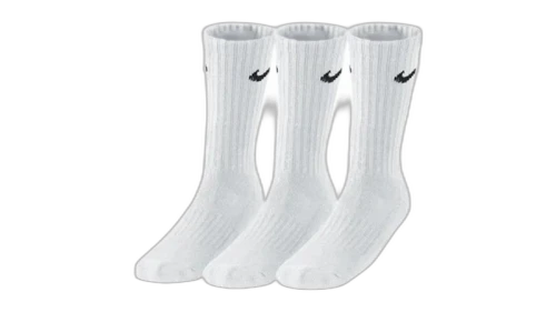 Nike 3 Pack Cushioned Crew Socks White