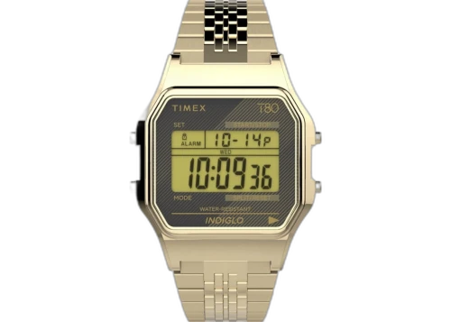 Timex 80 Gold-Tone Digital Unisex TW2V18900
