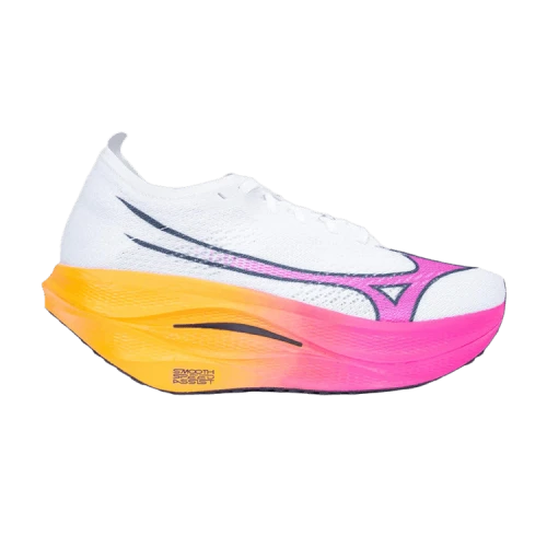 Mizuno Wave Rebellion Pro 3 White Pink Tetra Tang Orange
