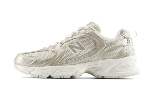 New Balance 530 Gold Metalic Linen