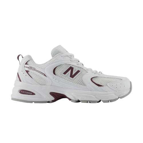 New Balance 530 White Dark Ice Wine