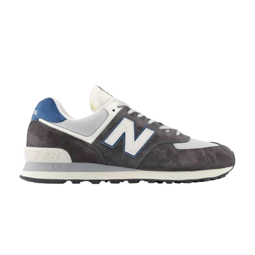 New Balance 574 Black Cement Rain Cloud Royal