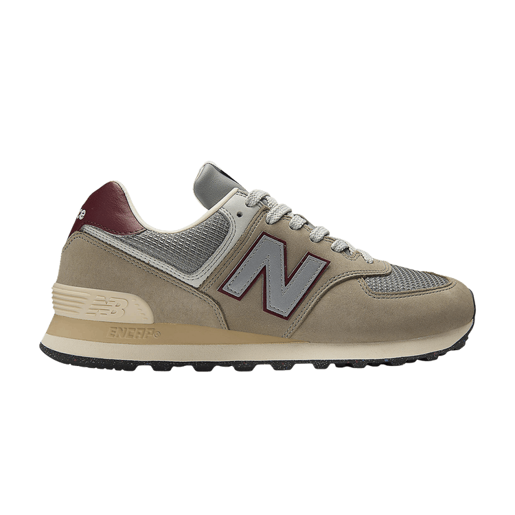 New Balance 574 Arid Stone Monarch Burgundy