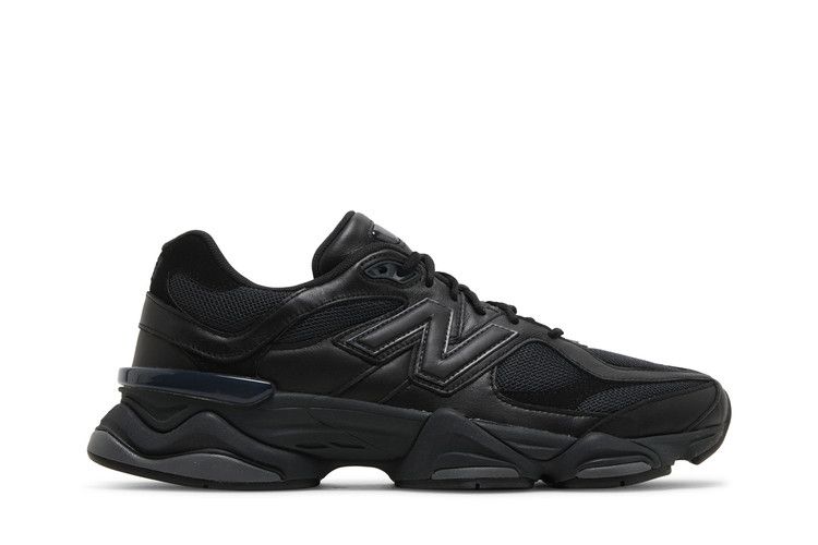 New Balance 9060 Triple Black Leather