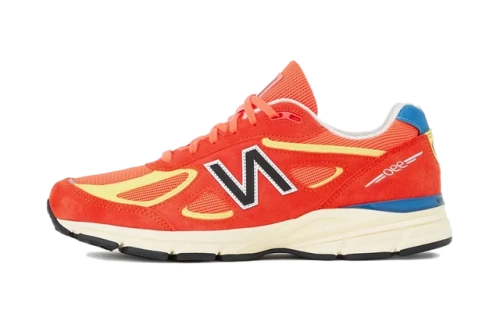 New Balance 990v4 MiUSA Urgent Red Maize