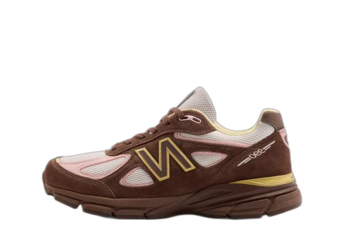 New Balance 990v4 MiUSA Pumpernickel Pink Chalk