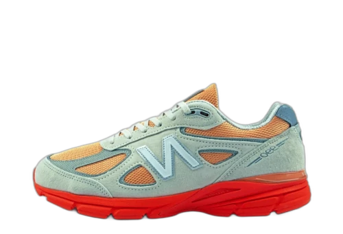 New Balance 990v4 MiUSA Moonbeam Tangerine Heat
