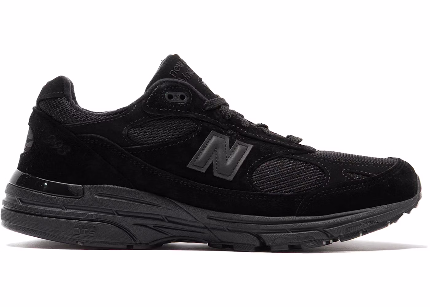 New Balance 993 MiUSA Triple Black Suede