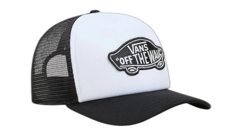 Vans Trucker Classic Patch Curved Bill Cap Black/White