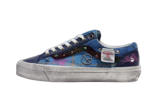 Vans Old Skool 36 Harris Tweed Blue Multi
