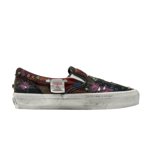 Vans Premium Classic Slip-On Harris Tweed Red