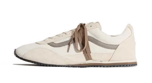 Vans Premium Super Lowpro Trainer Elevated Suede Cream
