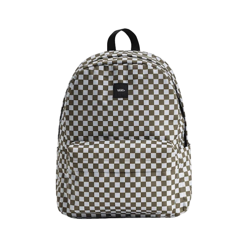 Vans Old Skool Checkerboard Backpack 'Olive Brown'