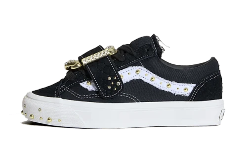 Vans Premium Old Skool 36 Metagirl Buckle Black White
