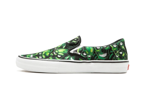 Vans Slip-On Supreme Skull Pile (Green)
