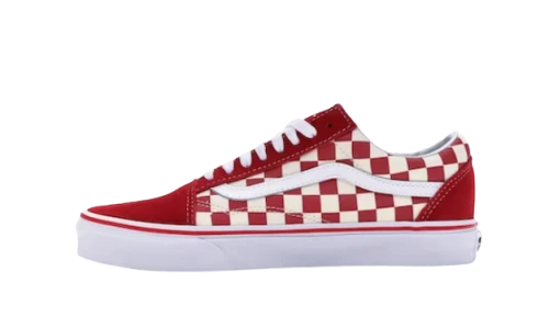 Vans Old Skool Checkerboard Racing Red