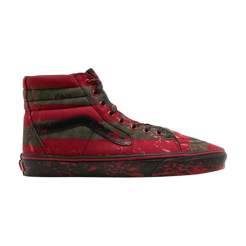 Vans Sk8-Hi Horror Pack Nightmare on Elm Street Freddy Krueger