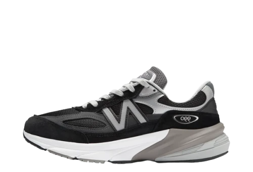 New Balance 990v6 MiUSA Black Grey White (Women's)
