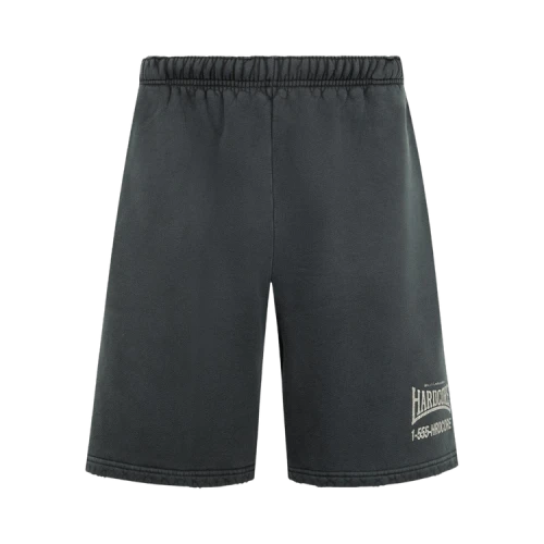 Willy Chavarria Hardcore Buffalo Sweatshort 'Black'