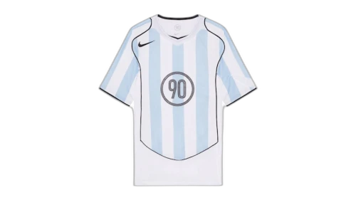 Nike Total 90 Soccer Jersey Blue/White Stripe