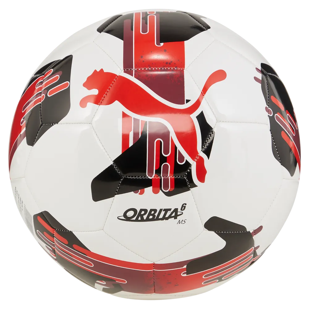 PUMA Ballon de Football Orbita 6 MS - Blanc / Rouge