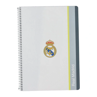 Real Madrid CF Cuaderno Folio tapa dura Real Madrid 80 hojas