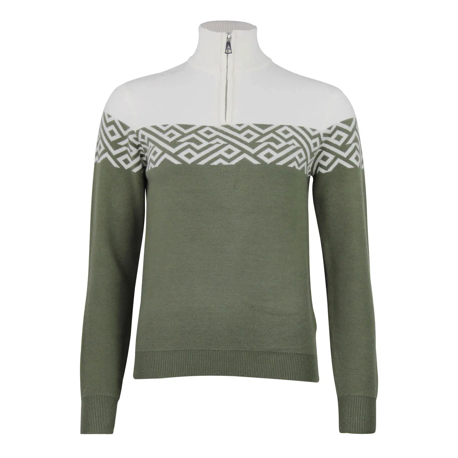 Peak Mountain Suéter de cuello alto 1/2 cremallera para mujer Akar