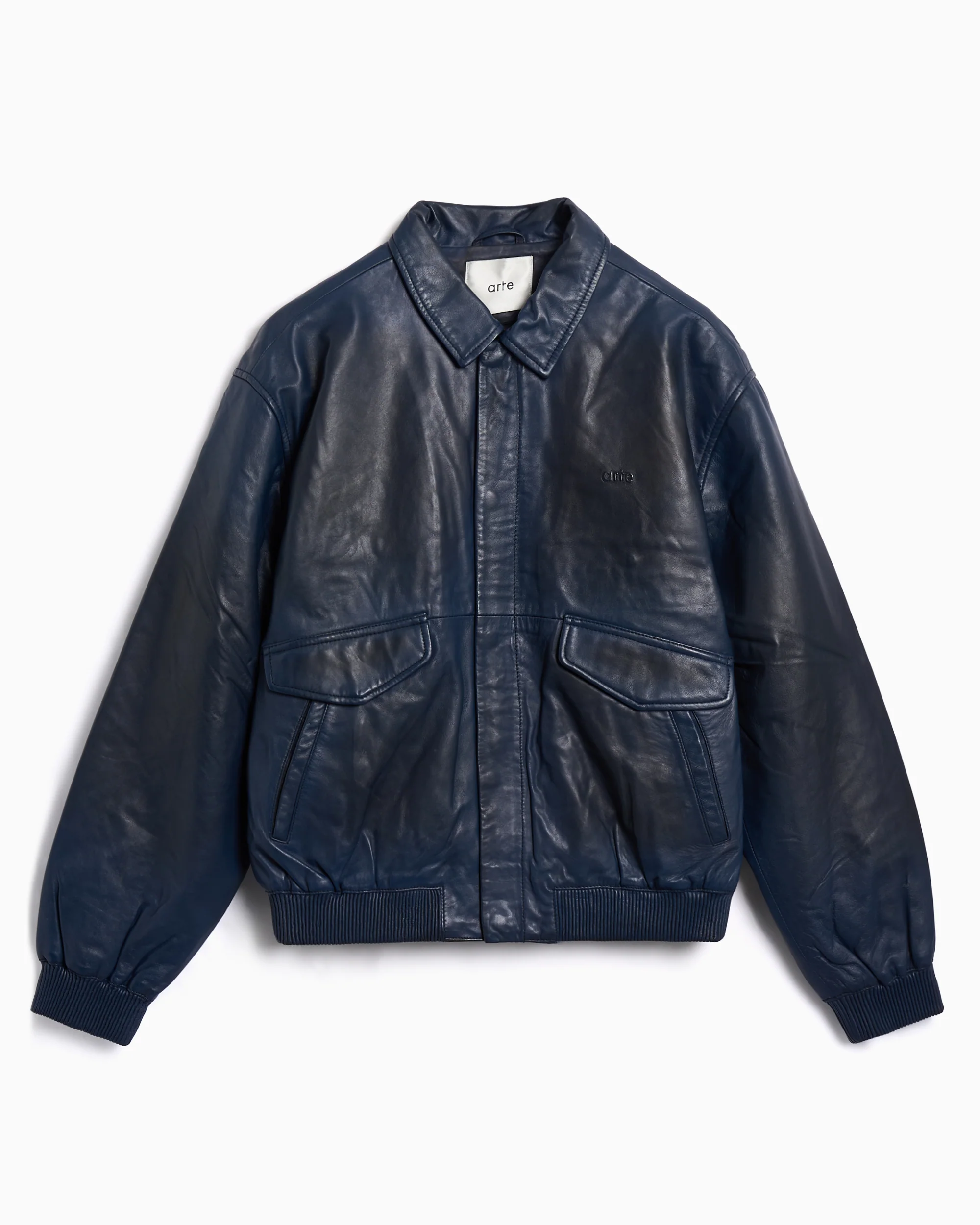 Arte Antwerp Fade Leather Men's Bomber