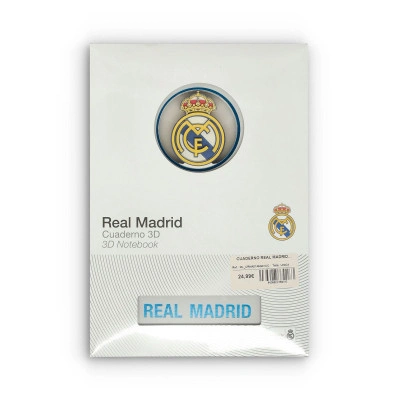 Real Madrid CF Cuaderno Real Madrid Blanca Talla M