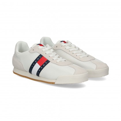 Tommy Hilfiger Banda Corporativa Nylon Blanco Ybl Ecru