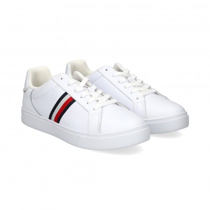 Tommy Hilfiger Vivo Oro Banda Tricolor Pielblanco Ybs White