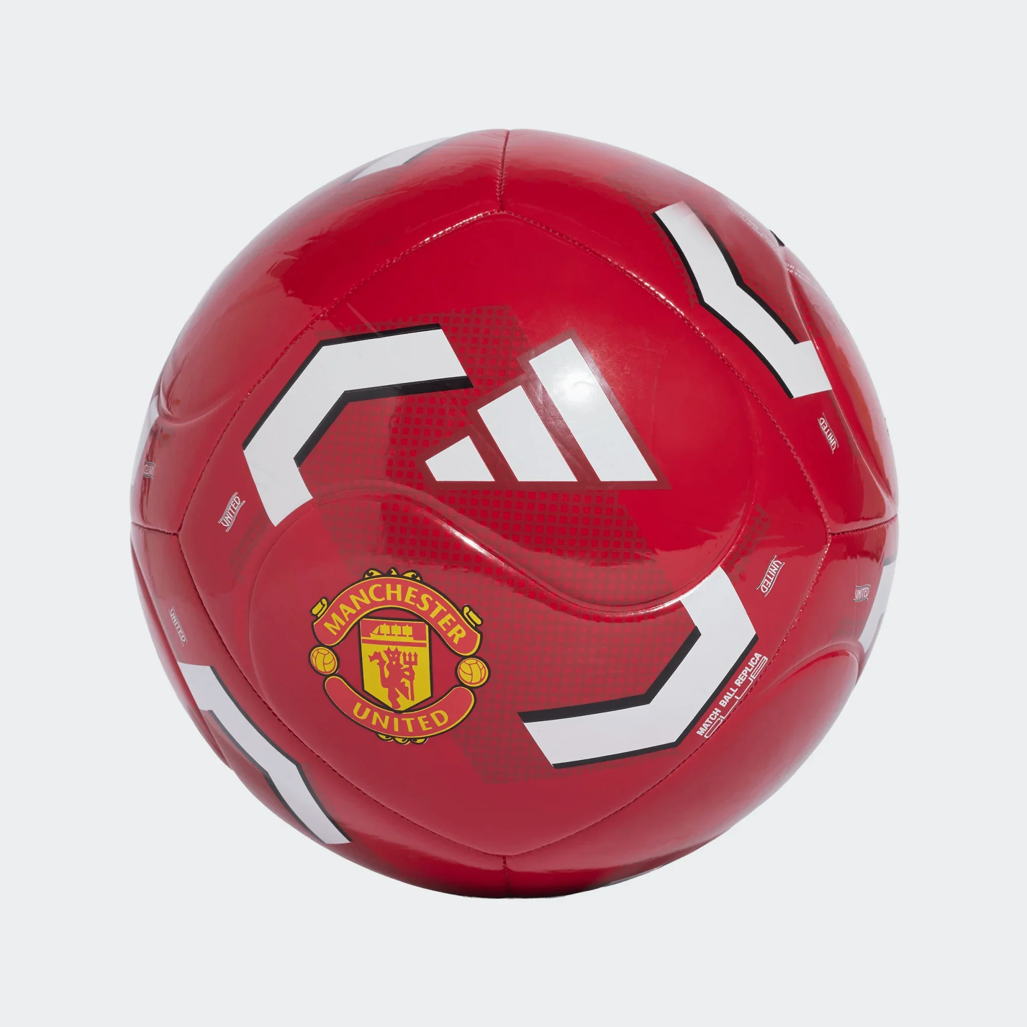 adidas Ballon Manchester United Club Domicile Rouge Blanc