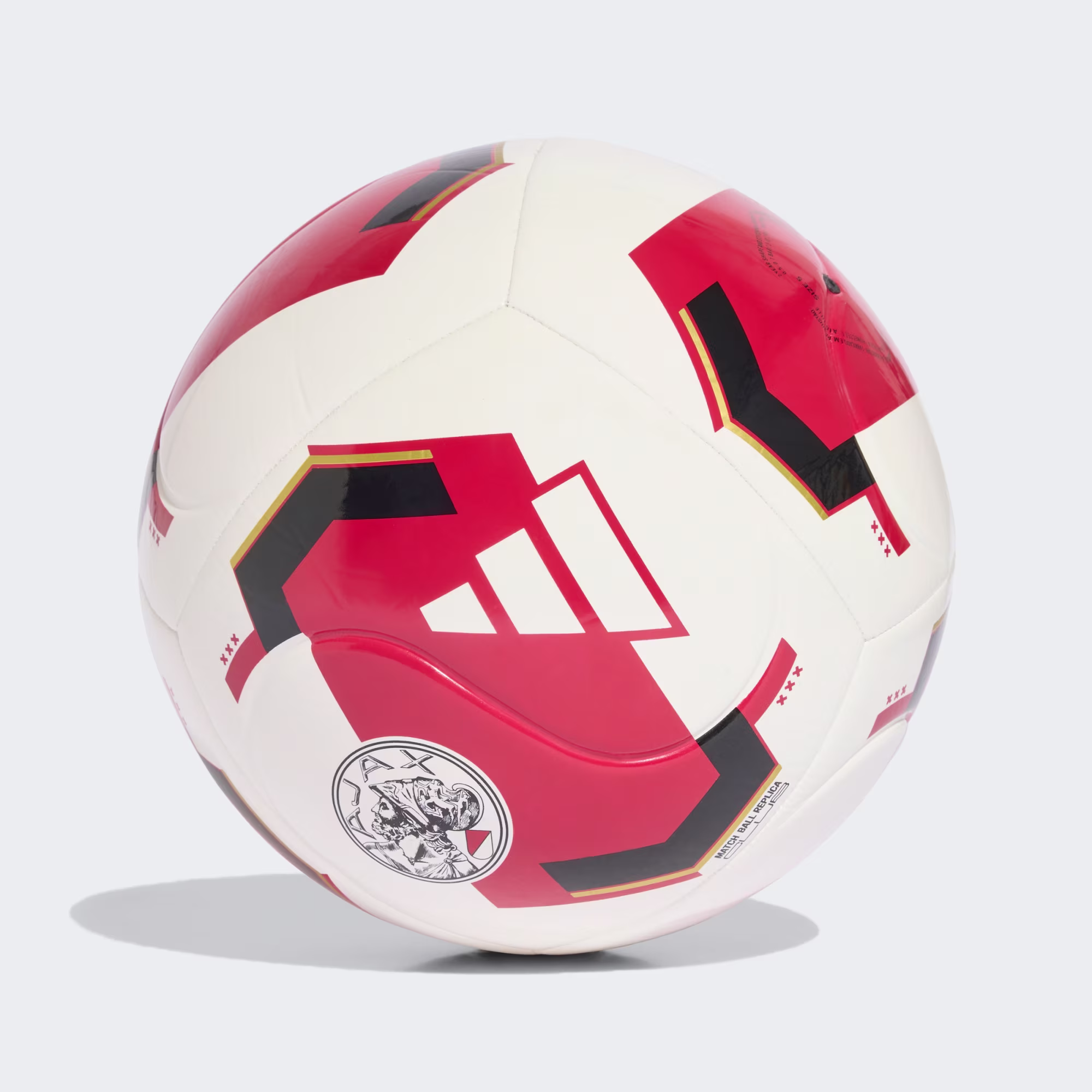 adidas Ballon Ajax Amsterdam Club Domicile Blanc Rouge