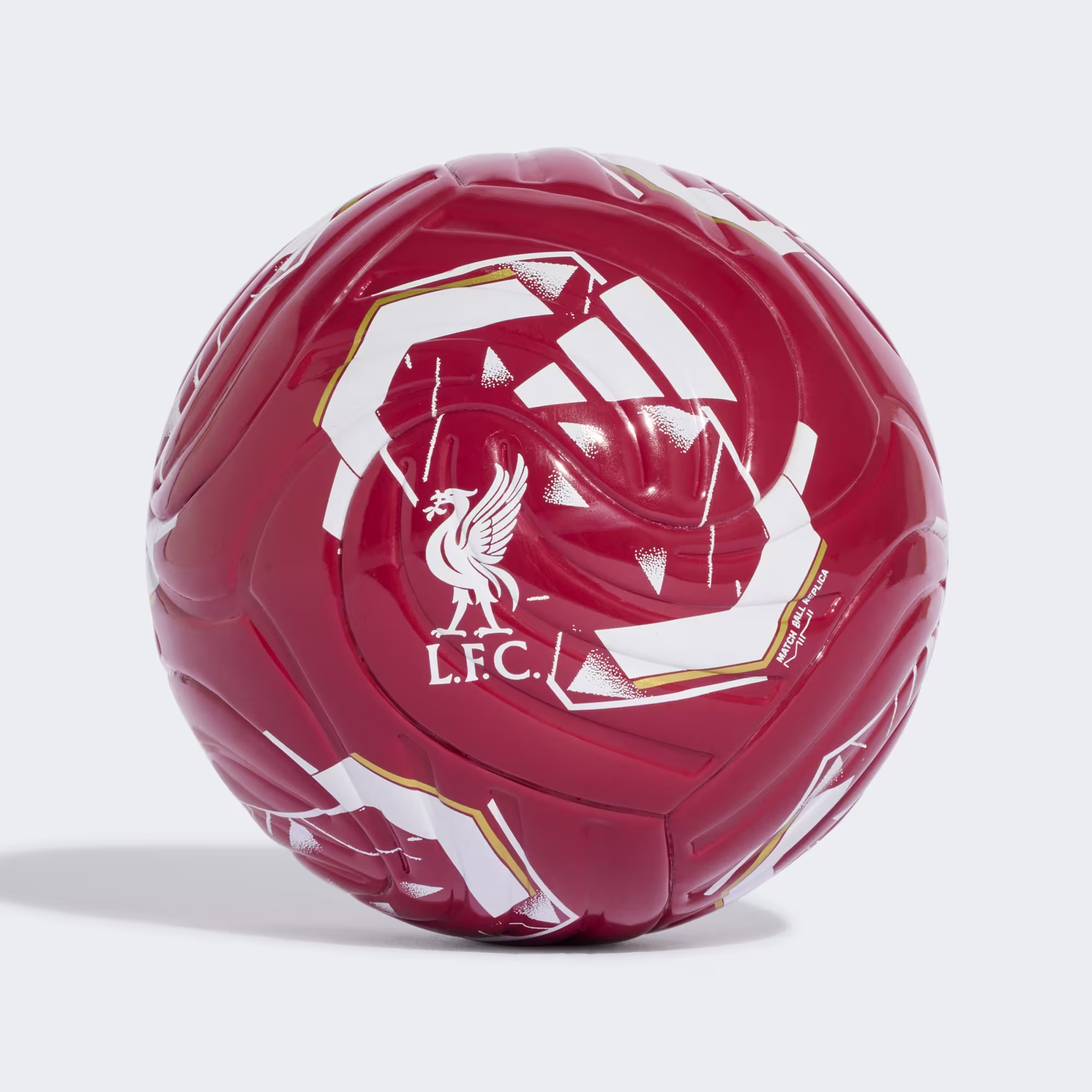 adidas Mini Ballon Liverpool FC Domicile Bordeaux Blanc