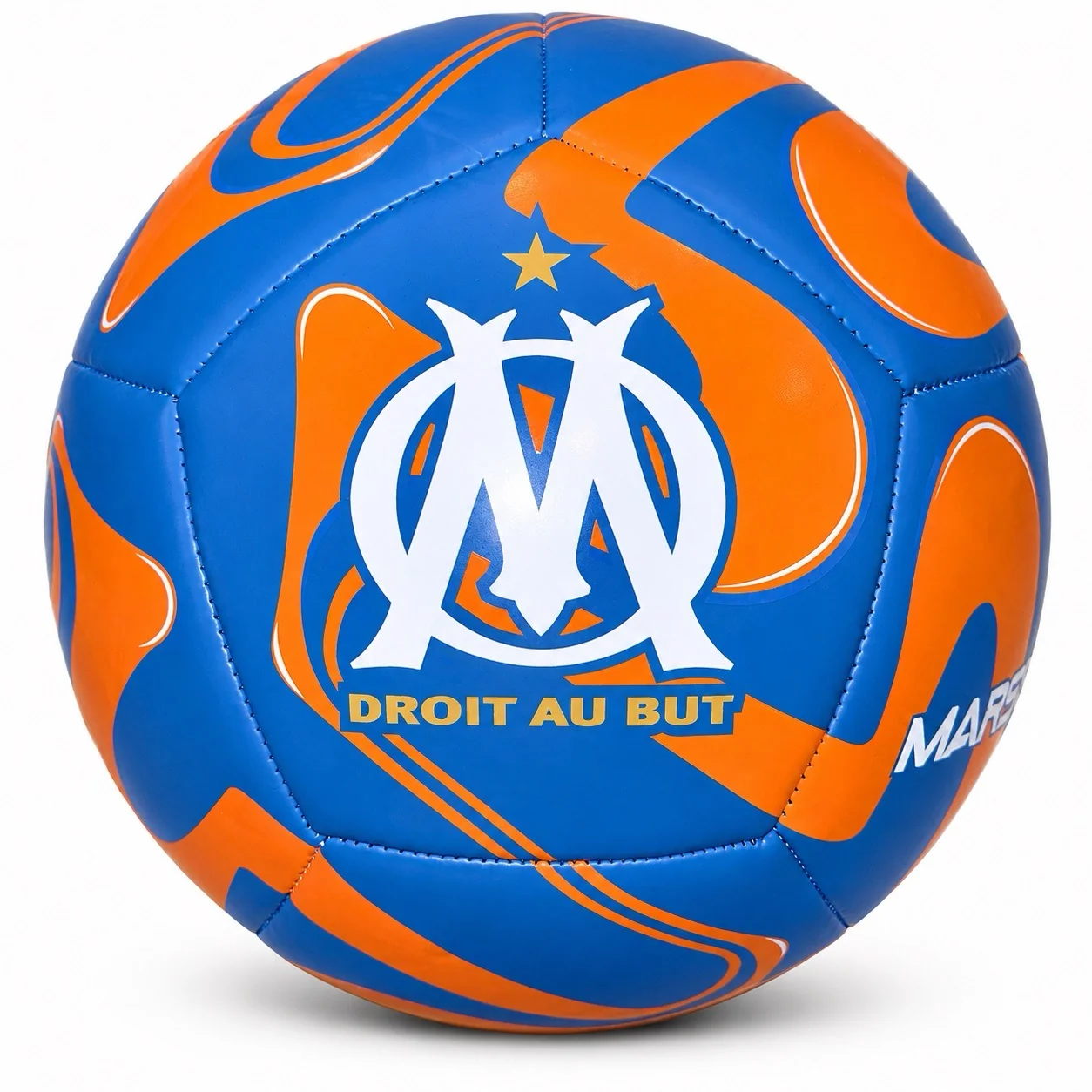 OM Ballon Big Logo Bleu/Orange