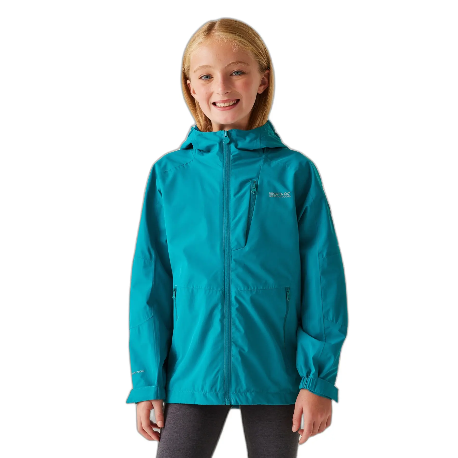 Regatta Chubasquero con capucha infantil Calderdale III