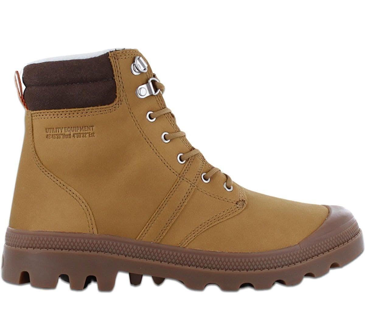 Palladium PallaBrousse SC Sportcuff WP+ - Herren Stiefel Leder Braun
