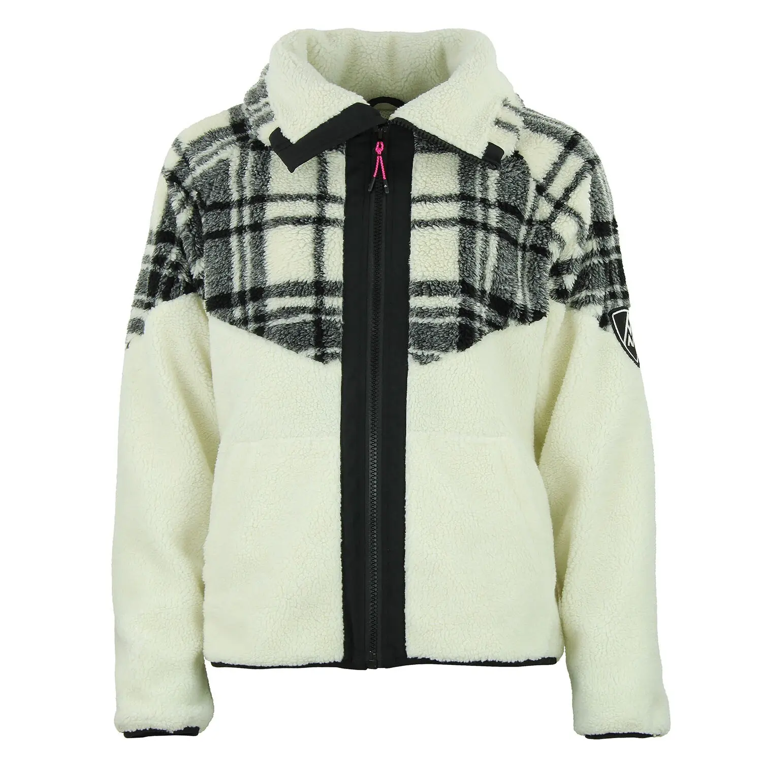 Peak Mountain Polar con cremallera para mujer Sherpa 350G