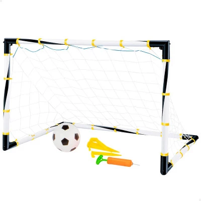 Colorbaby Portería Futbol Plegable (100x70x70Cm) + Balón + Hinchador
