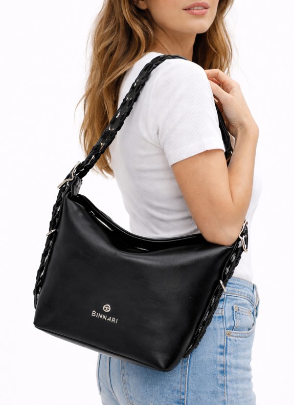 Binnari bolso isla en color negro para mujer