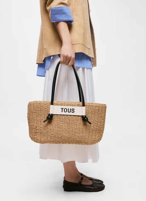 TOUS capazo l. t scoubidou en color beige para mujer