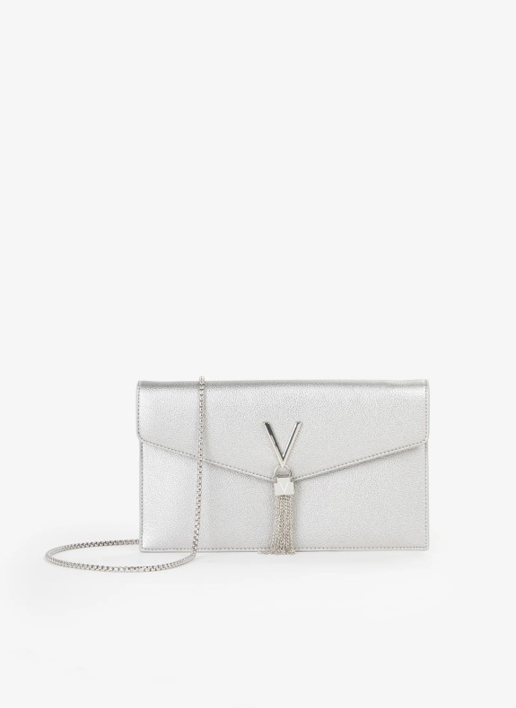 Valentino Bags bandolera vbs9xj17 en color plata para mujer