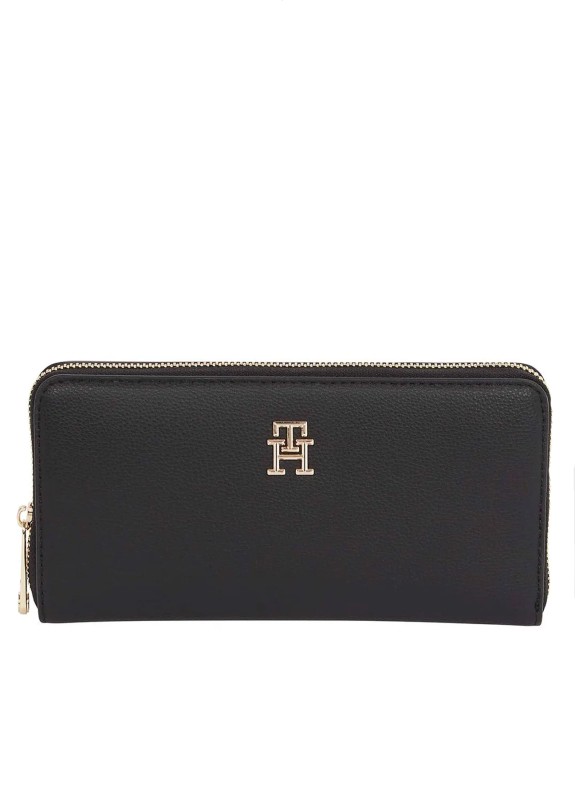 Tommy Hilfiger cartera th soft logotape lrg za negro