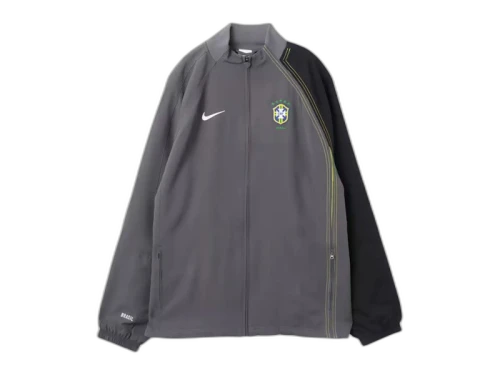 Nike Total 90 Brazil Reissue Replica Soccer Track Jacket Dark Grey/Black